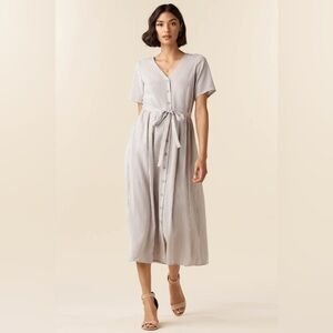 Vetta reversible midi dress - tencel